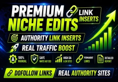 I Will Build 5 Premium Niche Edit Link Insertions for Higher Google Rankings