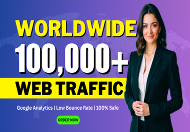 Get worldwide Real Visitors to Your Site for 30 days