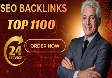 I will build 1100 high-quality SEO backlinks to boost website ranking