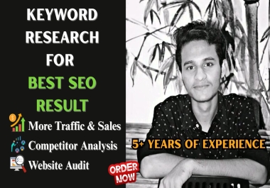 Best keyword research SEO for higher google ranking