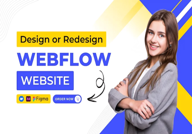 Design responsive Webflow website from Figma by Webflow expert