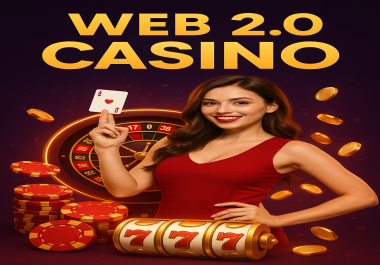 25 Top Quality Casino Web 2.0 Backlinks & High Authority Profile Creation for SEO Boost For 7