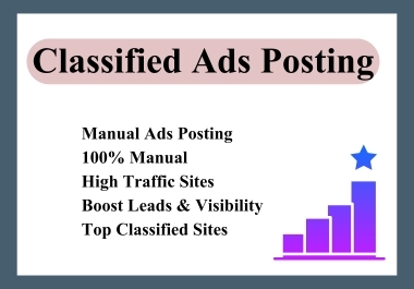 Manual Classified 200 Backlinks