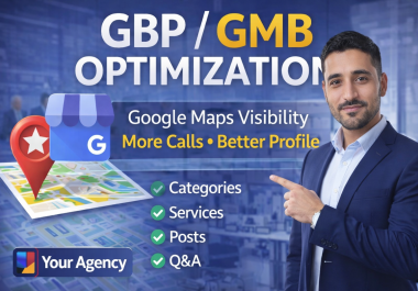 I will optimize your Google Business Profile GMB/GBP for better local visibility & more calls