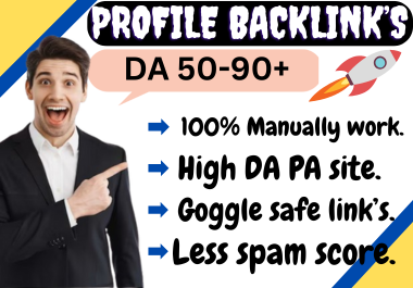 Profile Backlinks Service 75 Manual High-Authority Backlinks for Better Ranking