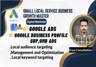 GBP GMB Google Ads + 30 Days Support