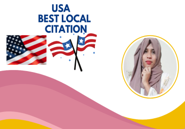 I will Create best USA local citations