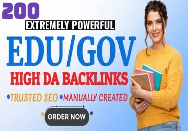 200 Ed Gv High-Trust Backlinks for Strong Google Presence - Safe & Powerful SEO Boost