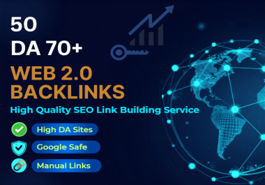 I will provide 50 high quality web2.0 backlinks