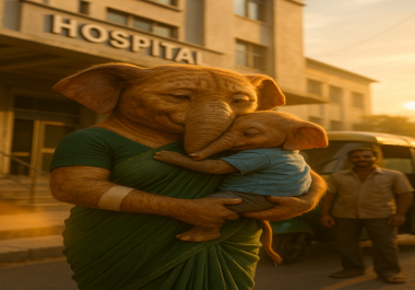 Ultra-Realistic Animal Character Scene Generation - Emotional,  Cinematic AI Artwork