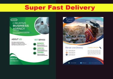 I will design real estate creative flyer,  brochures and to attract customer for your business