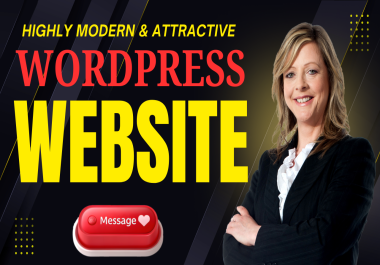 I will build wordpress website development,  clone,  design,  redesign wordpress