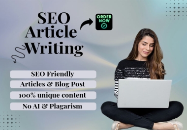 I will write creative and unique blogs and contents.