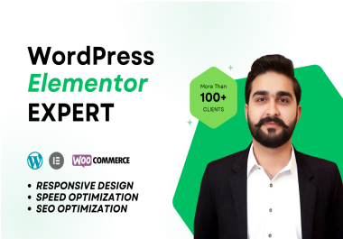 I will be your wordpress elementor pro expert developer