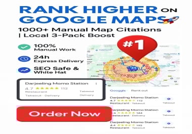 I will create 10000+ Google Map Citations-Rank 1 Guarenteed