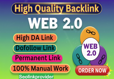 Create 60+ High-Quality Web 2.0 Backlinks for Stronger SEO and Higher Google Ranking