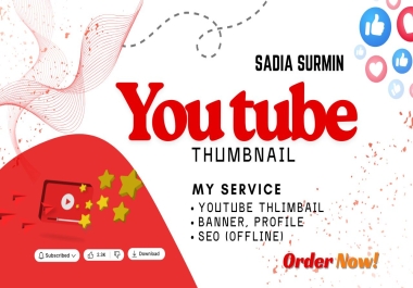 Eye-catching YouTube thumbnail design for higher CTR Click-Through Rate