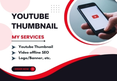 I will make professional YouTube thumbnail designs.