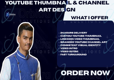 i will design youtube thumbnails and covers