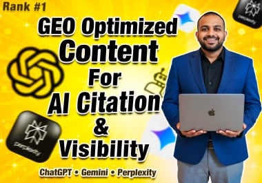 I will Write GEO Optimized Content For AI Citation and Visibility