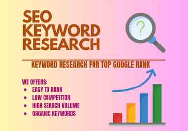 Advanced Keyword Research for Top Google Rank