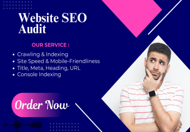 Professional Website SEO Audit,  On-Page & Technical Audit for Higher Google Ranking