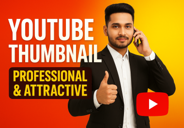 I will design professional and eye catching thumbnails