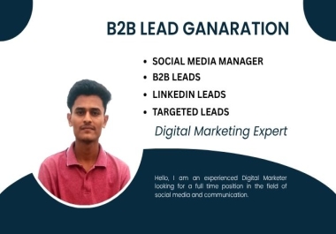 B2B Lead Generation Expert Verified Leads to Skyrocket Your Sales