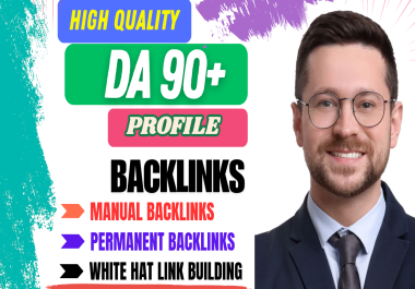 Unique 30 High Authority DA 90 Plus Profile Backlinks on google ranking
