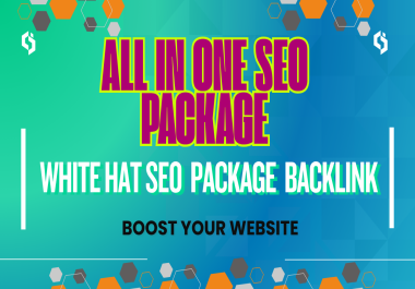 I will provide all in one SEO package services