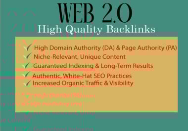I focus on building high domain and page authority backlinks that help improve your website&rsquo s search