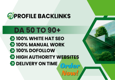 I will Create 200 High Authority Profile Creation Backlinks