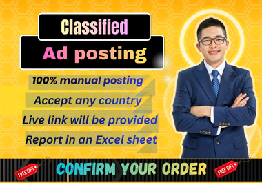 I Will Do 100+ High DA Classified Ads Posting to Boost Traffic & SEO