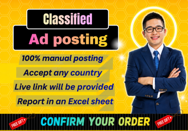 I Will Do 70+ High DA Classified Ad Posting to Boost Traffic & SEO