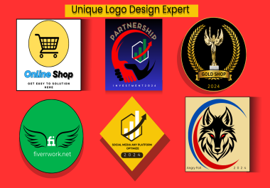 I will create unique modern authentic logo design