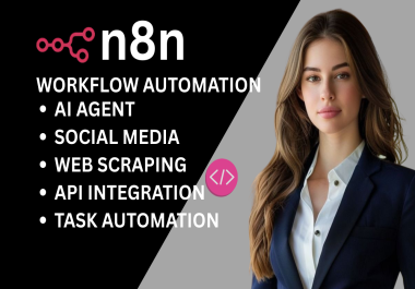 Website ai agent chatbot n8n automations,  AI agents,  and API integrations