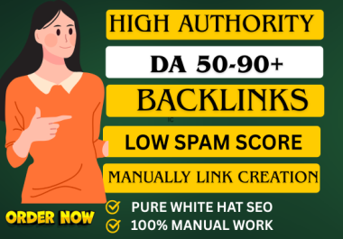 I will create 50 high-quality profile backlinks on high-traffic sites with 100 unique and manual wo