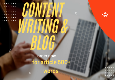 I will create high-quality,  SEO-optimized content for your blog or website