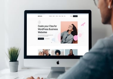 I will design or customize your WordPress website using Elementor