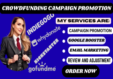 I will do perfect optimization for GofundMe Kickstarter Indiegogo Whydonate