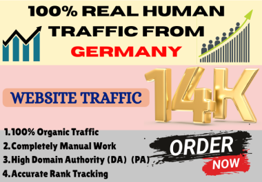 Drive 100 Authentic Human Traffic from Germany