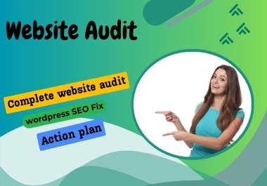 I will do professional website SEO audit,  technical wordpress audit,  and sitemap indexing fix