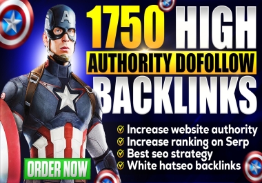 I will rank higher your website 1750 manual SEO backlinks service