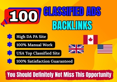 Get Classified Ads Backlinks on High-Authority Sites to Boost Your SEO