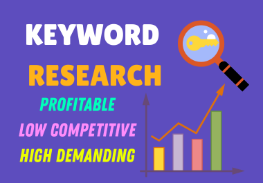 I will do keyword research and competitor analysis for SEO ranking.