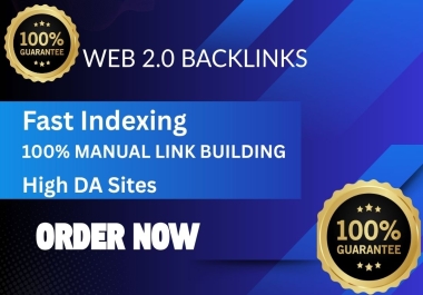 I will build powerful 30 Web 2.0 blogs with high authority SEO backlinks