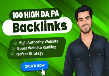 I Will Build High DA PA Backlinks with White Hat SEO Service for Google Ranking