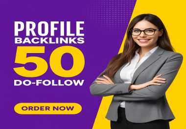 I will create 50 high-quality manual profile backlinks to boost your Google ranking