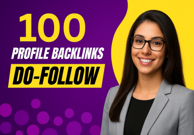 I will create 100 high quality profile backlinks for Google Ranking