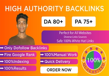 I will do 550 high dr da authority profile backlinks white hat manual link building